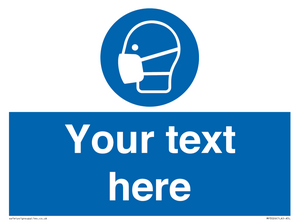 Custom Face Mask Sign